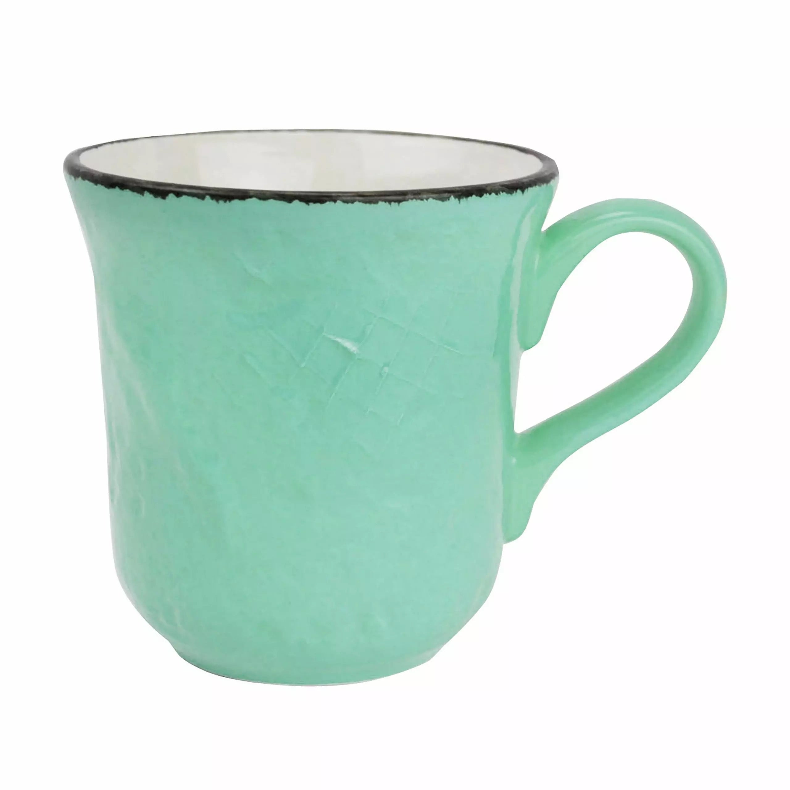TAZA DE CAFÉ CON ASA ARCUCCI PRETA - JUEGO DE 6 - Aguamarina